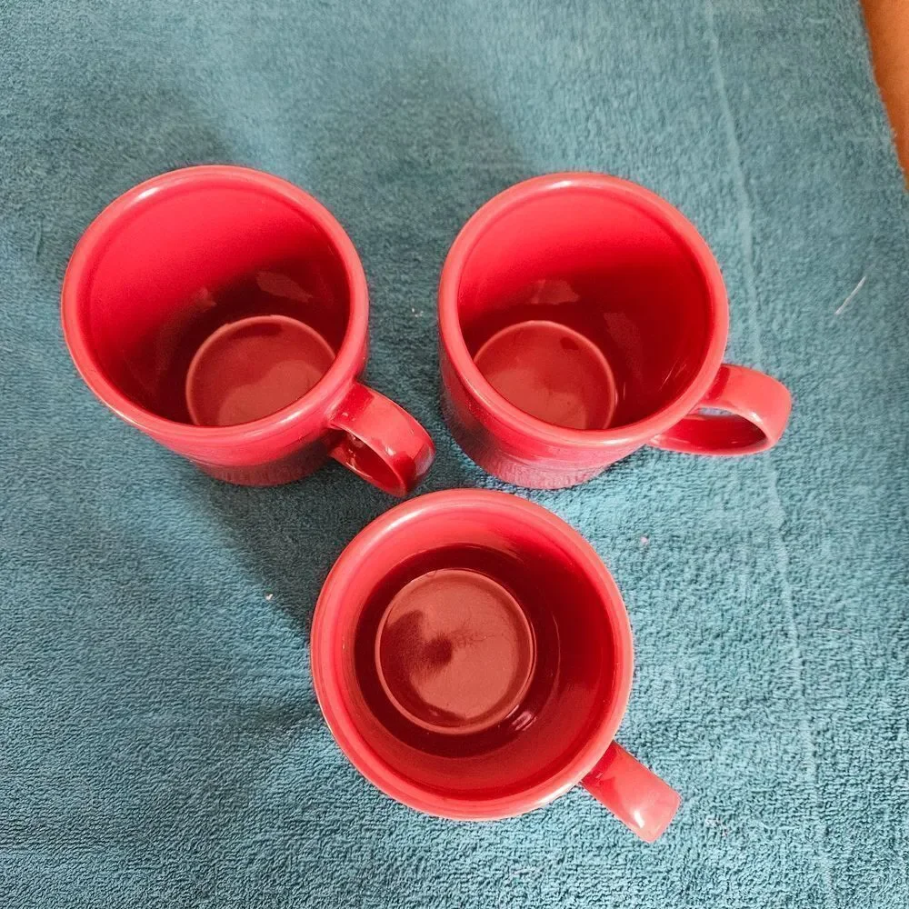 Longaberger Mug 3 Pcs In Paprika